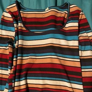 Striped long sleeve tee from PACSUN